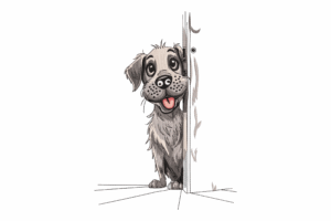 Peeking Puppy Embroidery Design