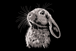 Realistic Rabbit Embroidery Design