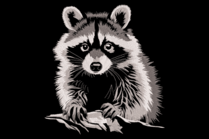 Realistic Raccoon Machine Embroidery Design