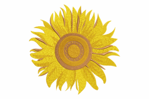 Sunflower Machine Embroidery Design