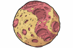 Asteroid Embroidery Design