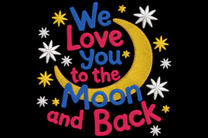 Baby Quote Embroidery Design