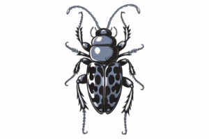 Beetle Embroidery Design