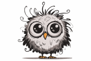 Cute Owl Machine Embroidery Design