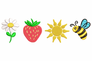 Cute Summer Mini Embroidery Designs