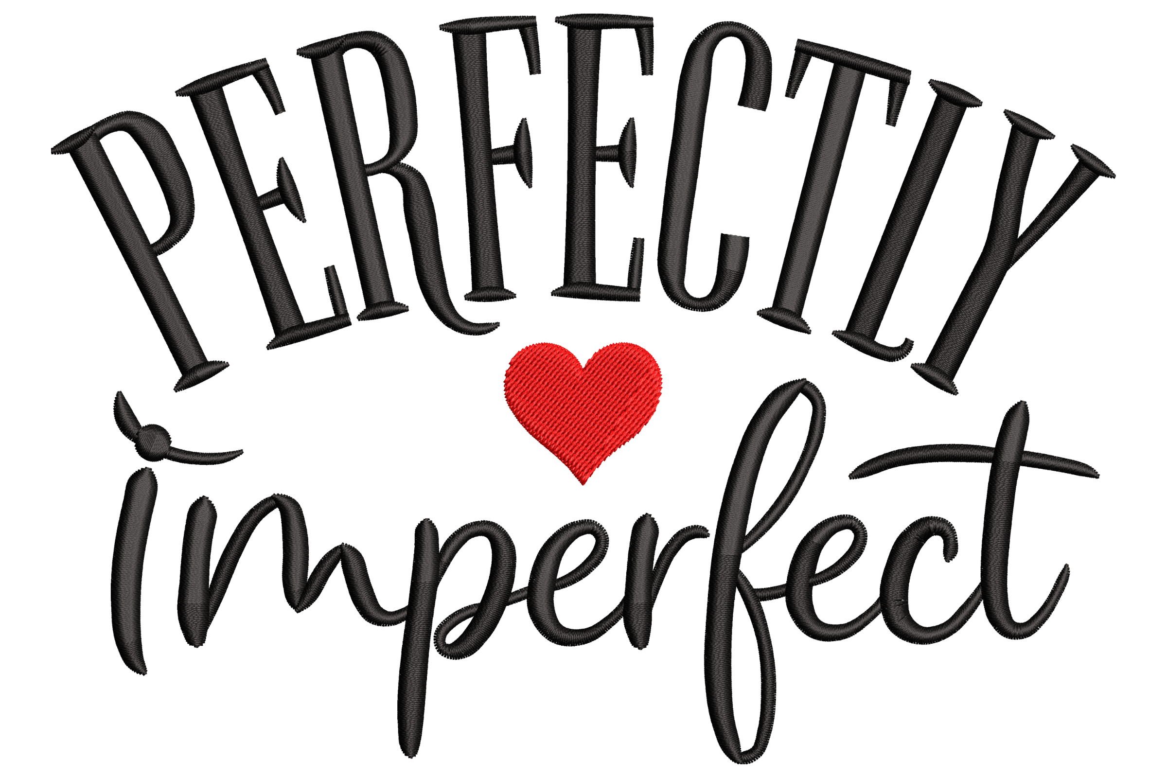 Inspirational Quote Embroidery Design