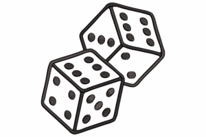 Lucky Dice Machine Embroidery Design