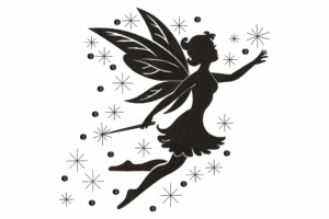 Magical Fairy Embroidery Design