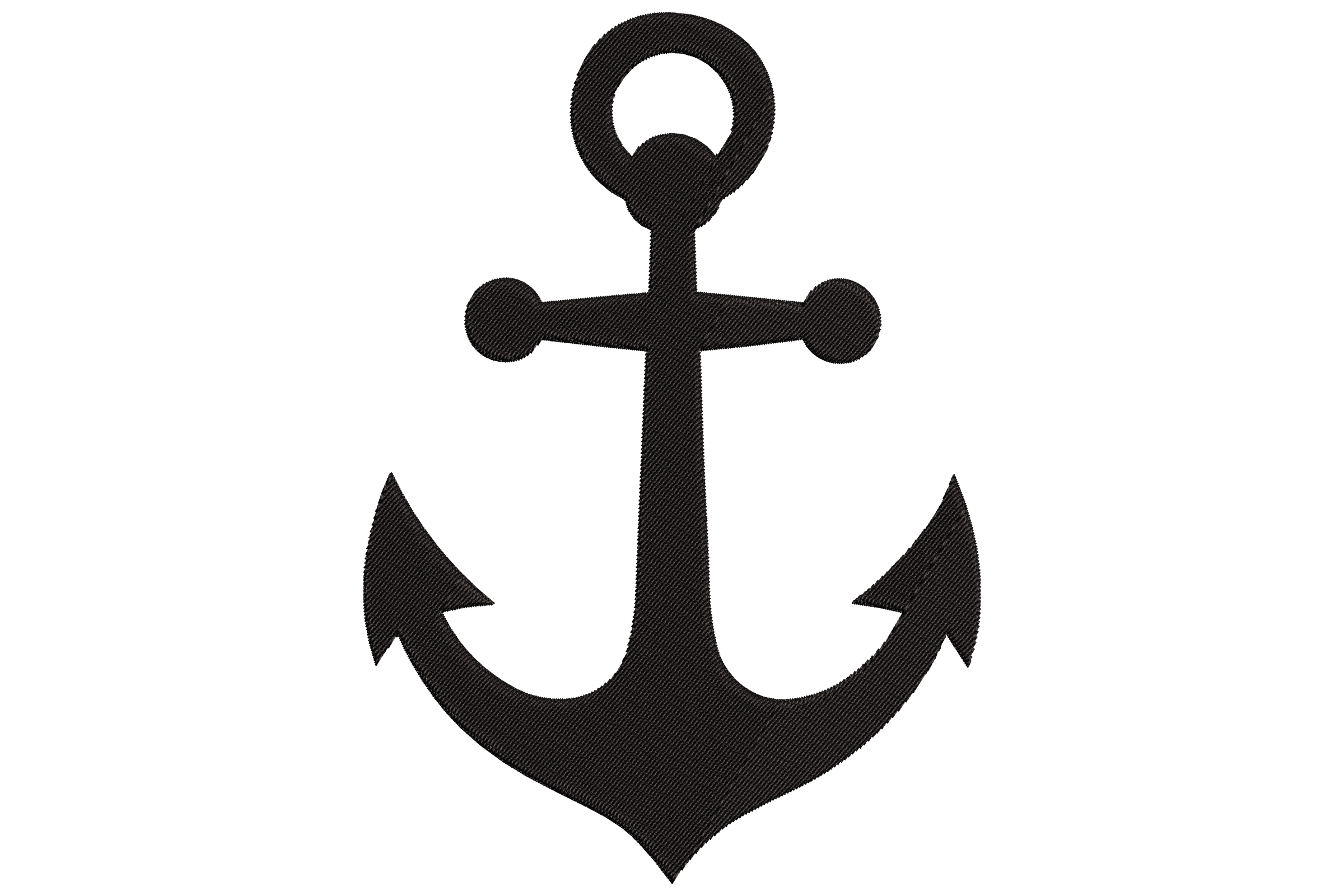 Nautical Anchor Embroidery Design