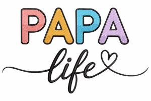 PAPA Life Embroidery Design