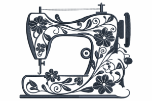 Premium Floral Sewing Machine Embroidery Design