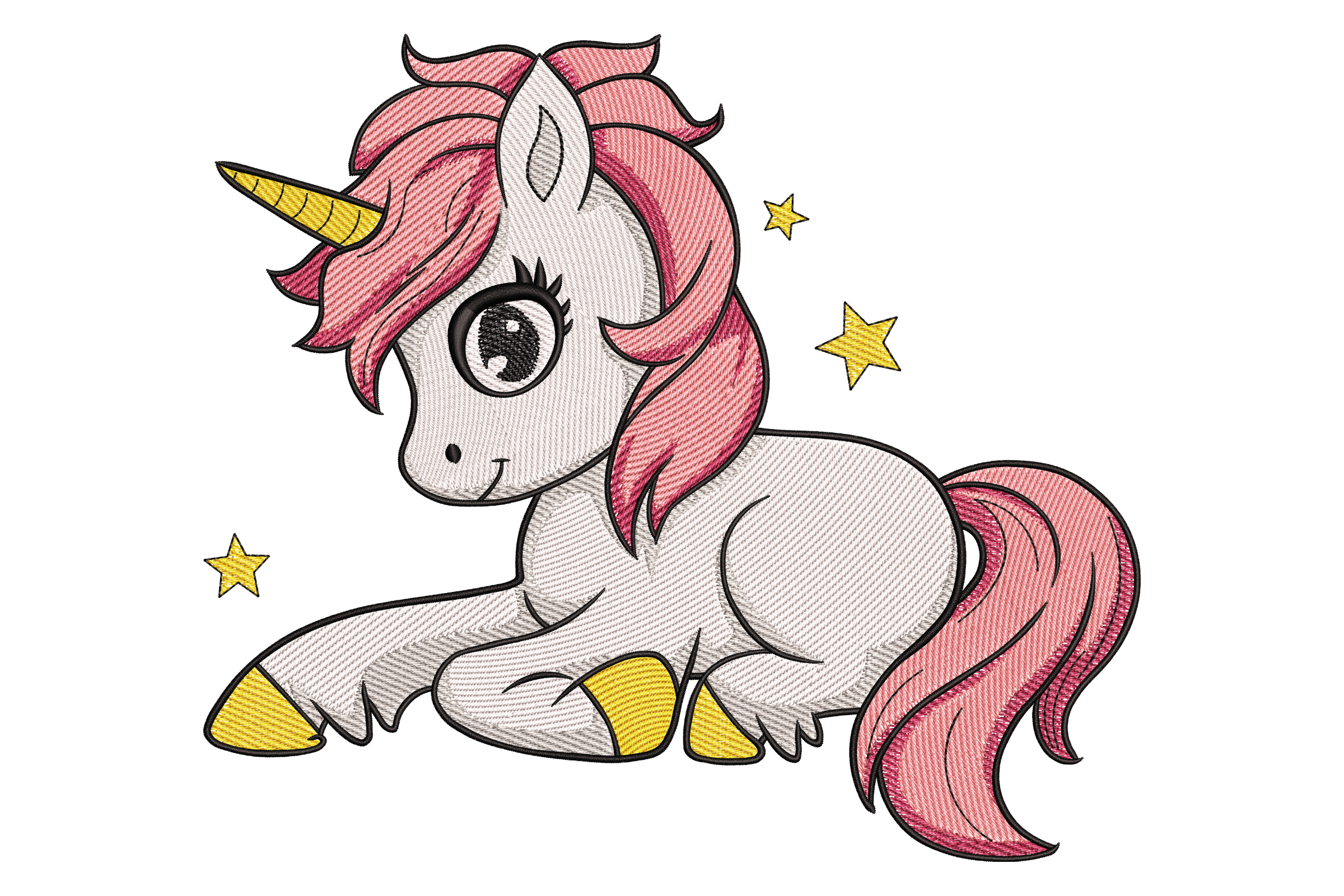 Premium Unicorn Machine Embroidery Design