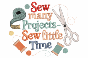 Sew Many Projects Embroidery Design