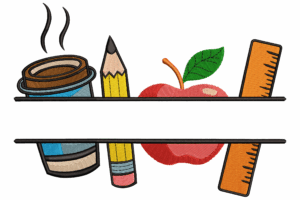 Teacher Tools Embroidery Design