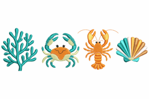Under the Sea Embroidery Design