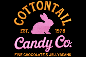 Cottontail Candy Co. Bunny Embroidery Design