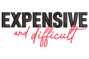Expensive and Difficult Embroidery Design