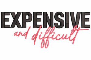 Expensive and Difficult Machine Embroidery Design