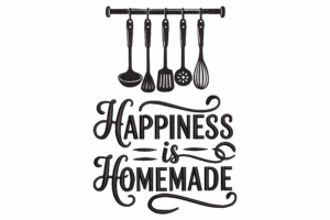 Happiness is Homemade Embroidery Design