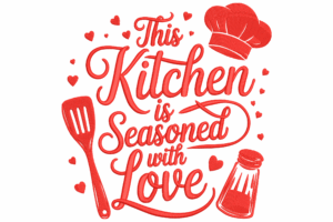 Kitchen Quote Embroidery Design