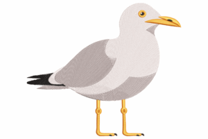Seagull Machine Embroidery Design
