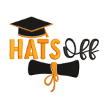 Graduation Embroidery Design