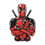 Deadpool Embroidery Design