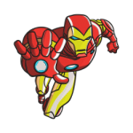 Iron Man Embroidery Design