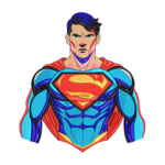 Superheroes Embroidery Design