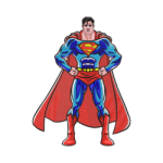 Superman Embroidery Design