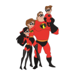 The Incredibles Embroidery Design