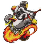 Robots & Space Embroidery Design