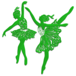 Dance & Drama Embroidery Design