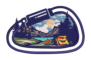 Free Outdoor Adventure Camping Embroidery Design