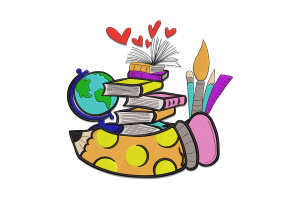 Education Supplies Machine Embroidery Design