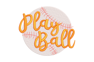 Free Play Ball Machine Embroidery Design