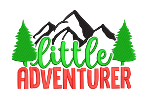 Little Adventurer Machine Embroidery Design