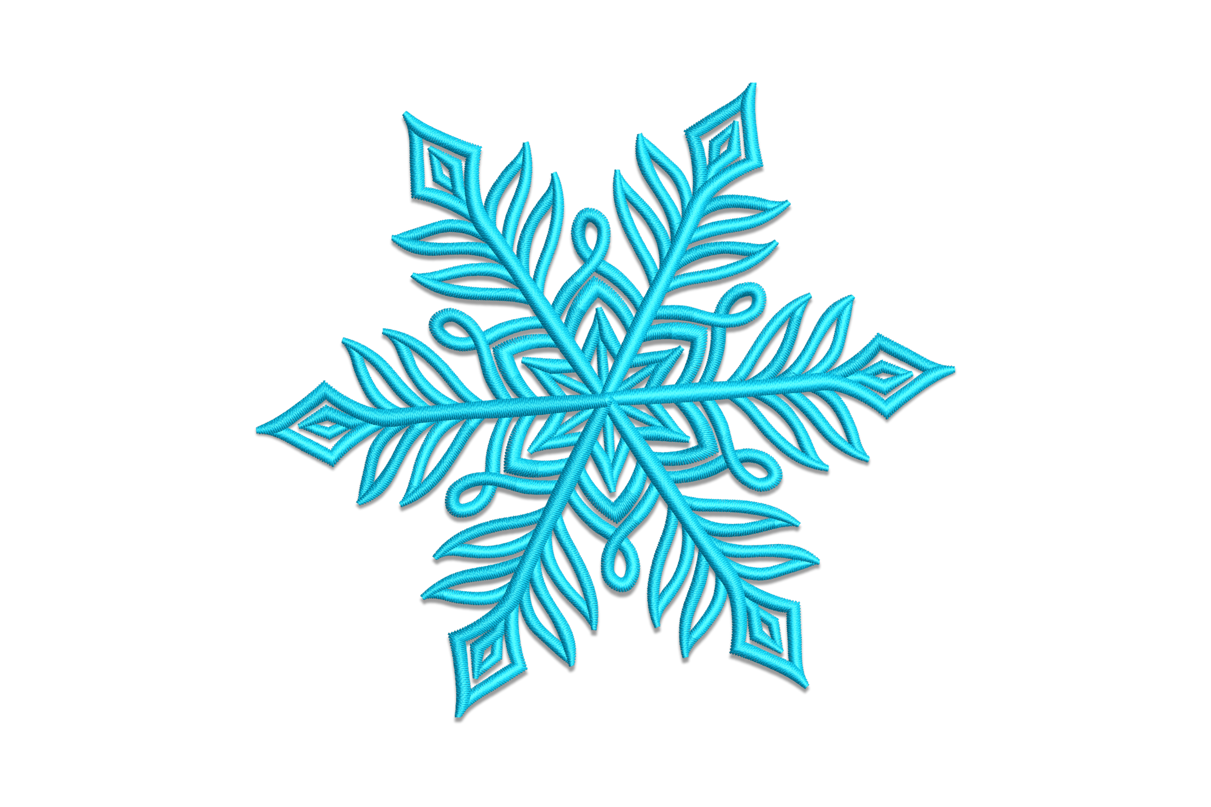 Unique Snowflake Embroidery Design