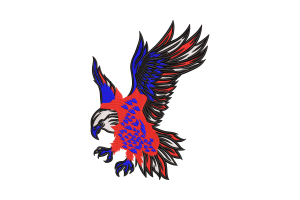Free Patriotic Eagle Embroidery Design