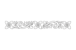 Floral Border Embroidery Design Download