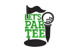 Free Let’s Par-Tee Embroidery Design