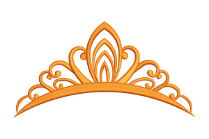 Elegant Crown Machine Embroidery Design