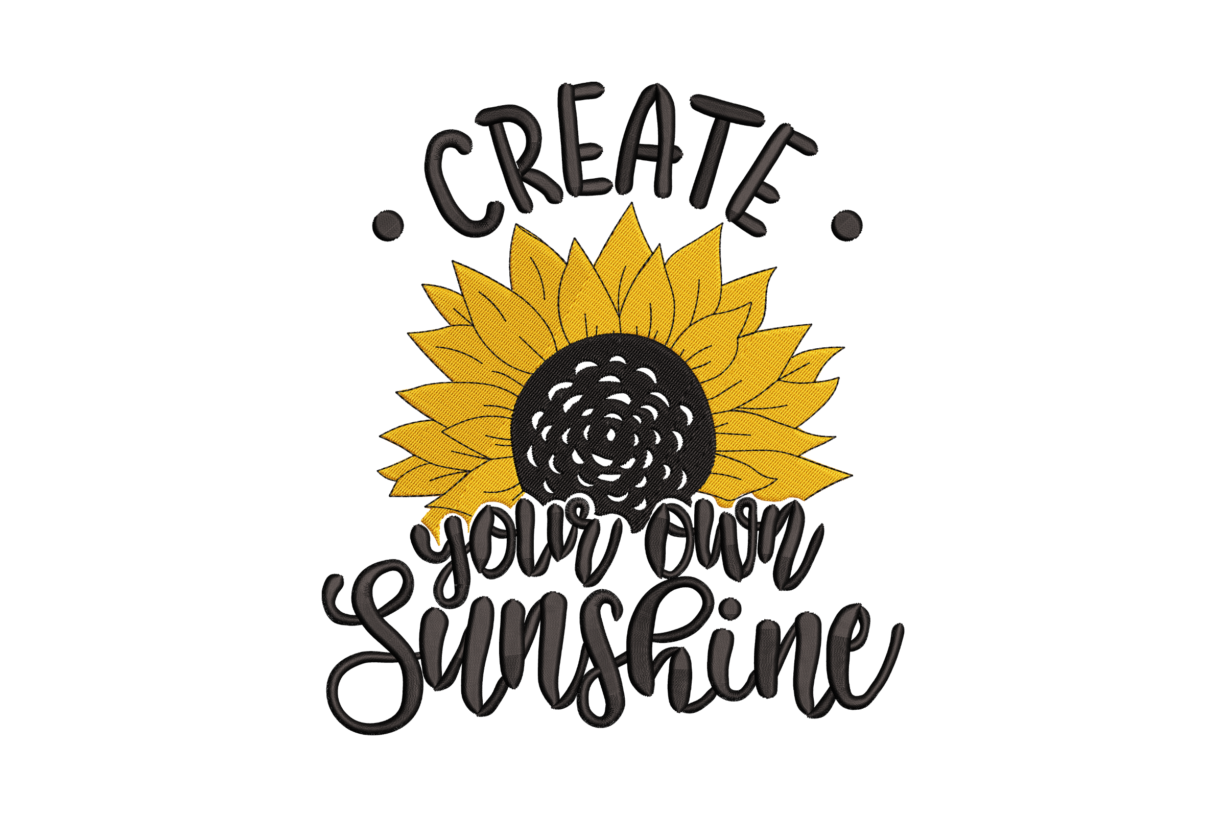 Free Create Your Own Sunshine Embroidery Design