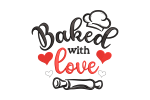 Heartfelt Kitchen Machine Embroidery Design