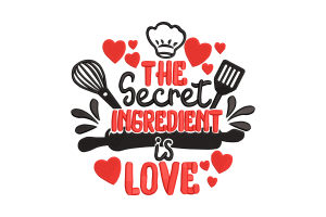 Free Secret Ingredient Love Embroidery Design