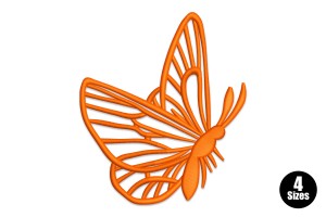 Monarch Butterfly Embroidery Design Free Download