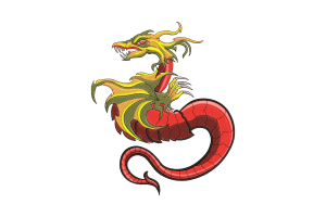 Serpentine Dragon Design