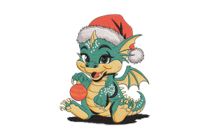 Free Santa Hat Dragon Machine Embroidery Design Download