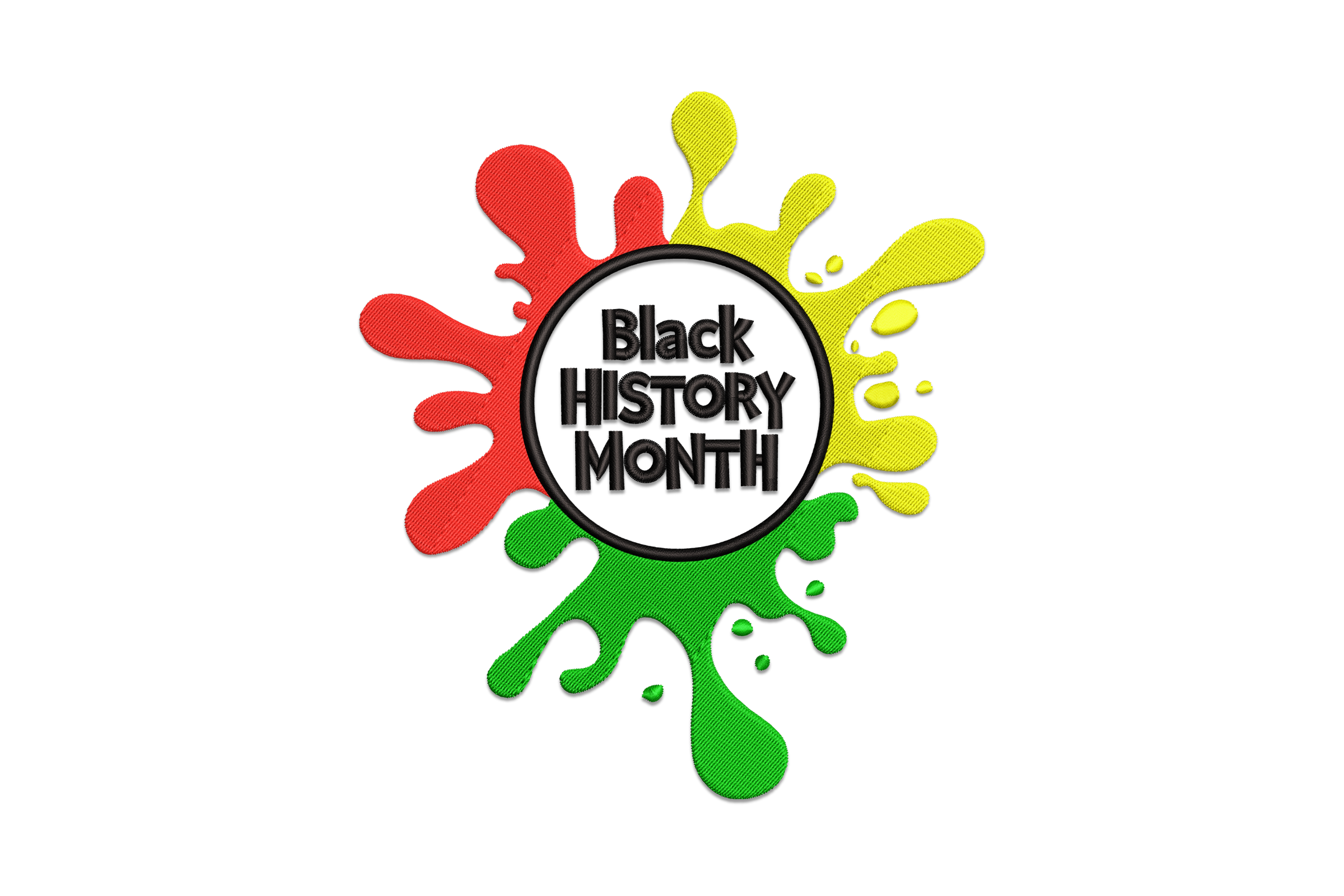 Download Black History Month Embroidery Design
