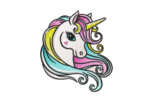 Free Unicorn Embroidery Design